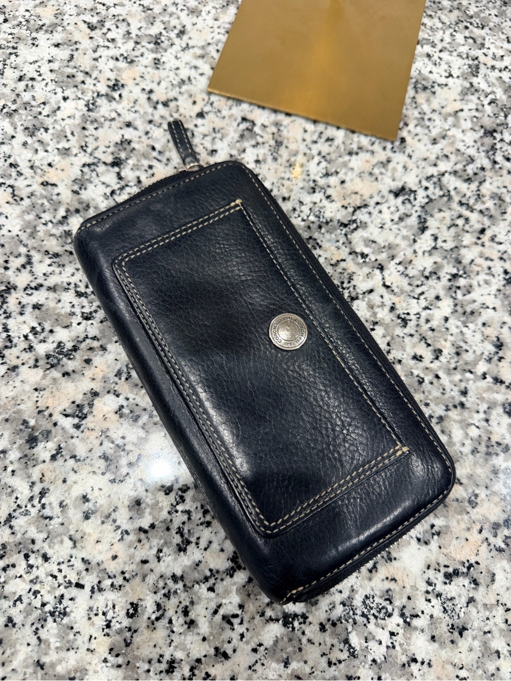 Coach Pebbled Leather Chelsea Wallet